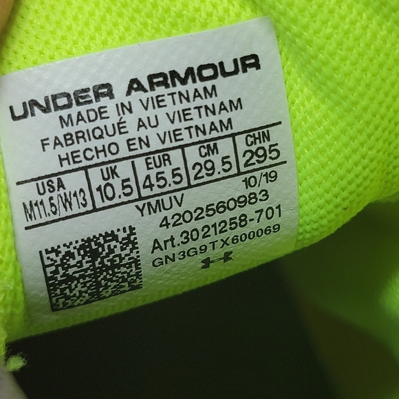 Under Armour Curry 7 Our History Basketball Shoes 3021258-701 Men Size 11.5 New - Picture 4 of 9